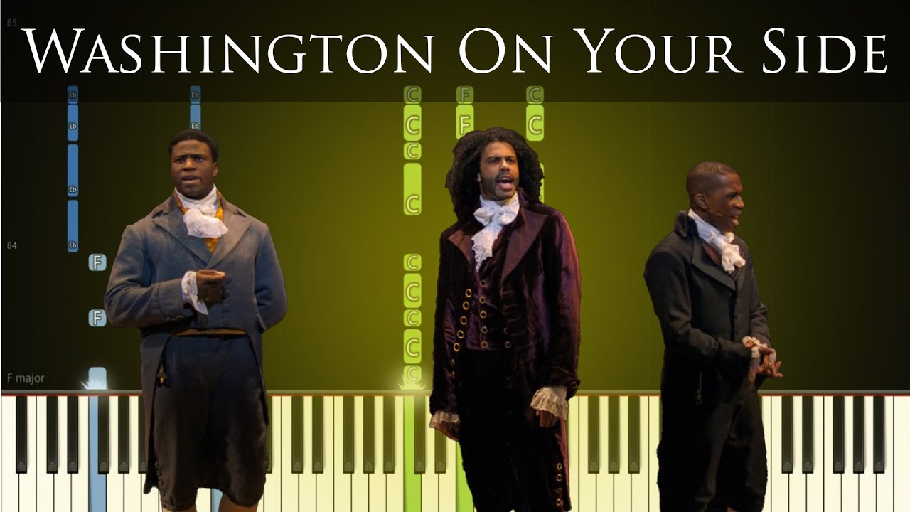Washington On Your Side | Hamilton | Piano Synthesia