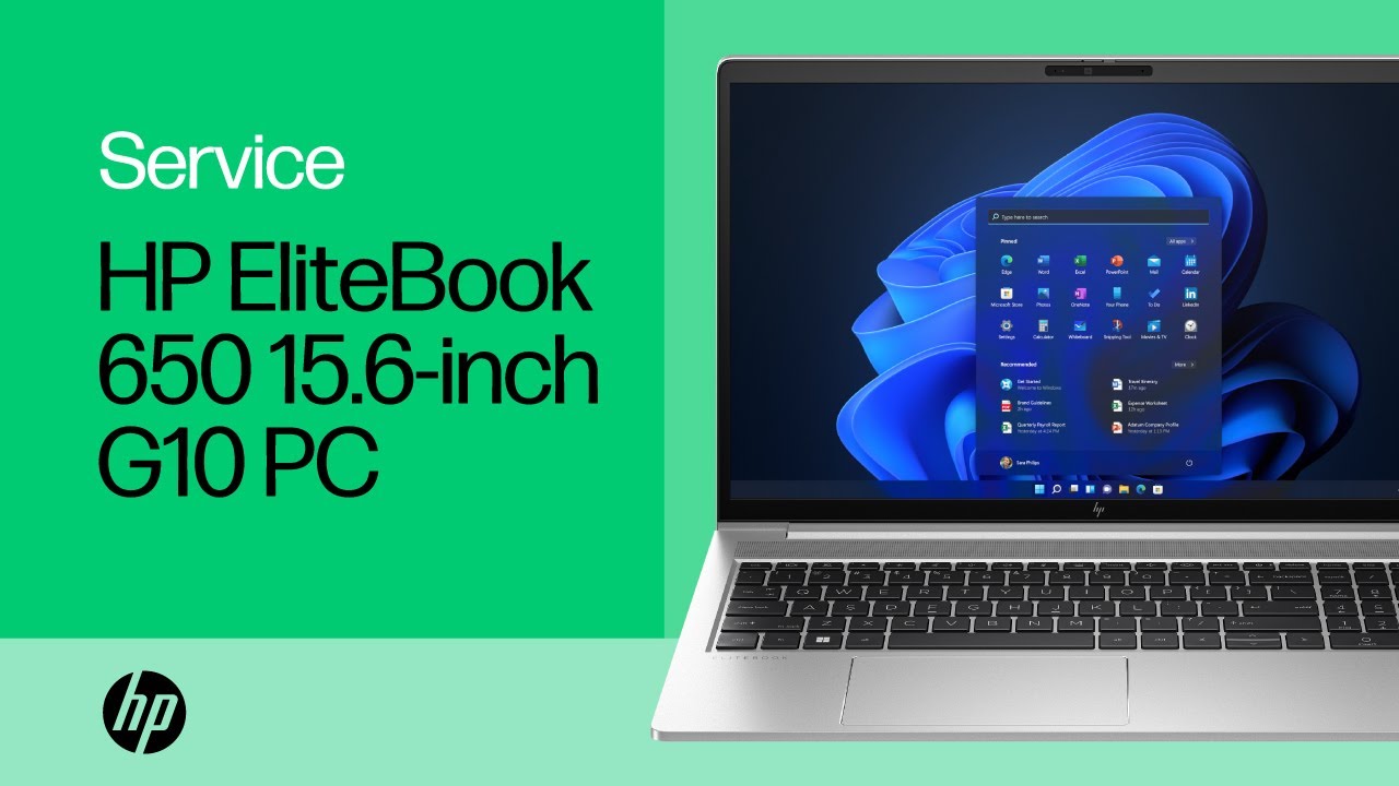 Removing & Replacing Parts | HP EliteBook 650 15.6 inch G10 PC | HP Computer Service | HP Support