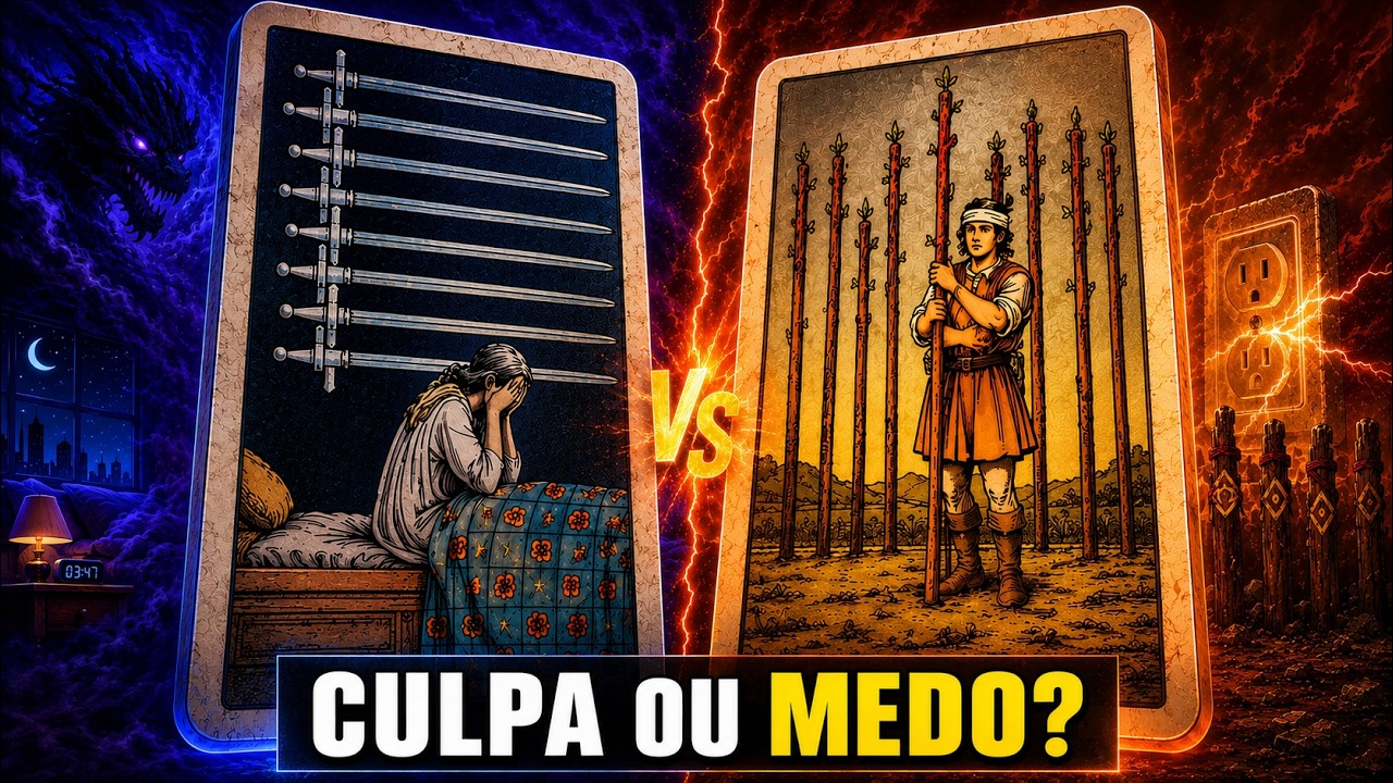 🔥 NOVE DE ESPADAS E PAUS: O QUE POUCOS TARÓLOGOS CONTAM! 😱  |TAROT DESCOMPLICADO