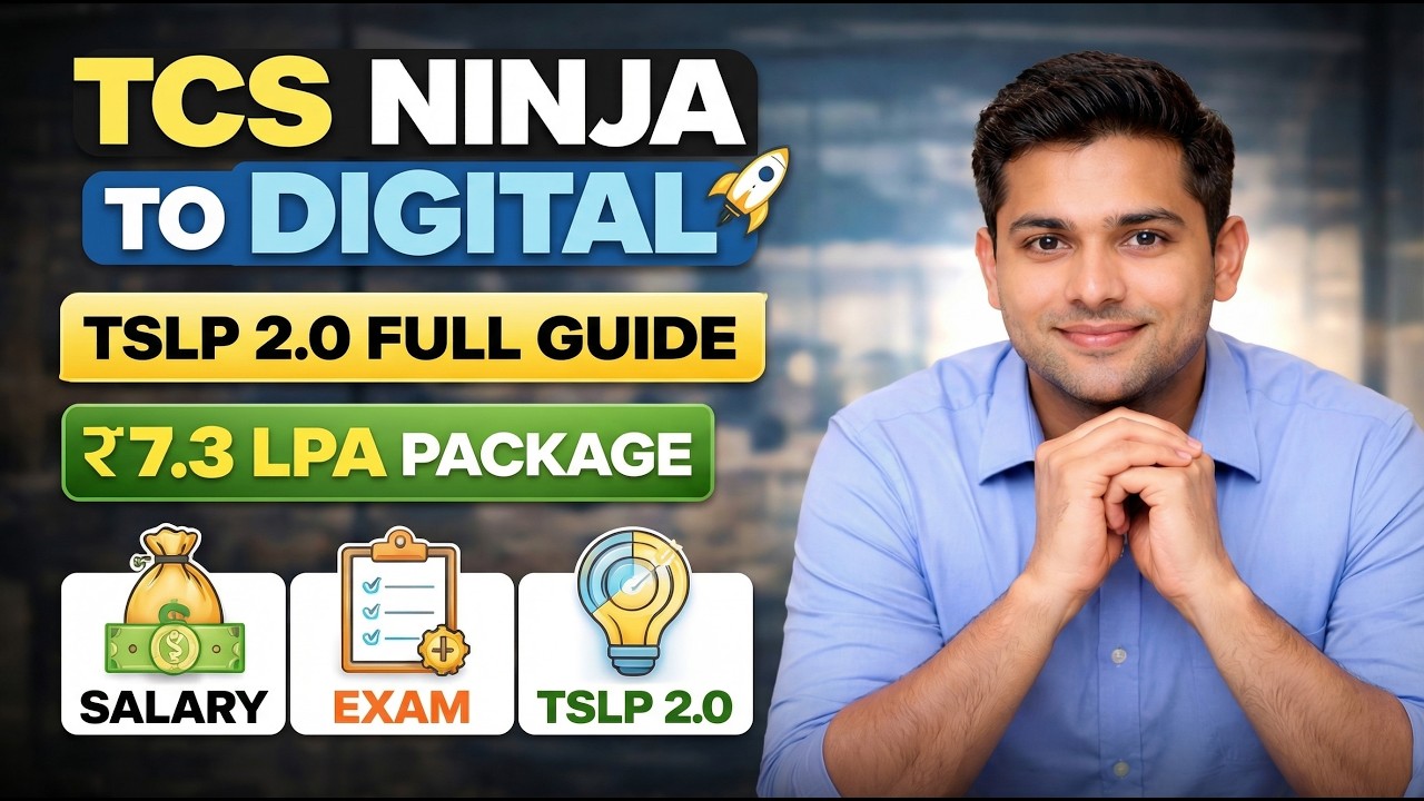 TCS Ninja to Digital Upgrade 🚀 | Full TSLP Guide + Preparation Strategy