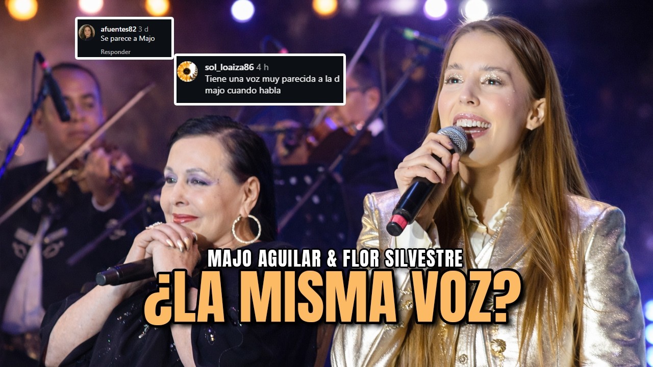 ¿MAJO AGUILAR heredó la voz de FLOR SILVESTRE? El parecido es impresionante