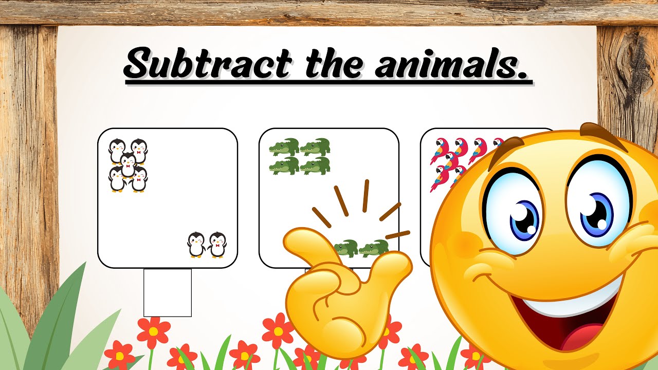 Fun Math with Animals 🐾 | Learn Addition & Subtraction 1–10 for Kids | Safe Place