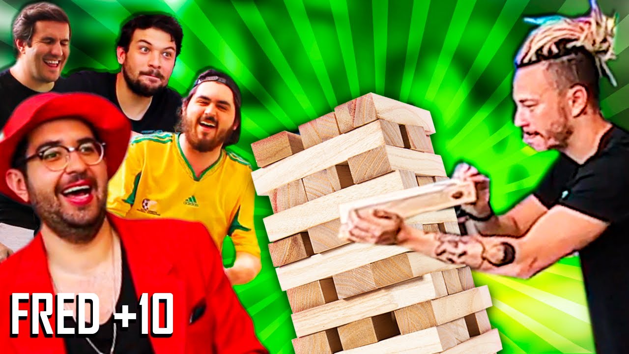 Jogamos JENGA GIGANTE com castiguinho no final!