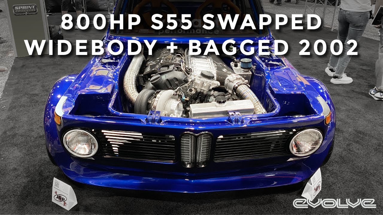 800HP Single Turbo S55 Swapped Widebody + Bagged BMW 2002!