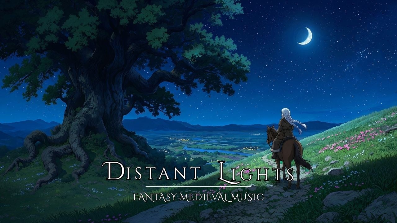 Fantasy Medieval Music for Sleep & Focus & Calm | The Distant Village Lights