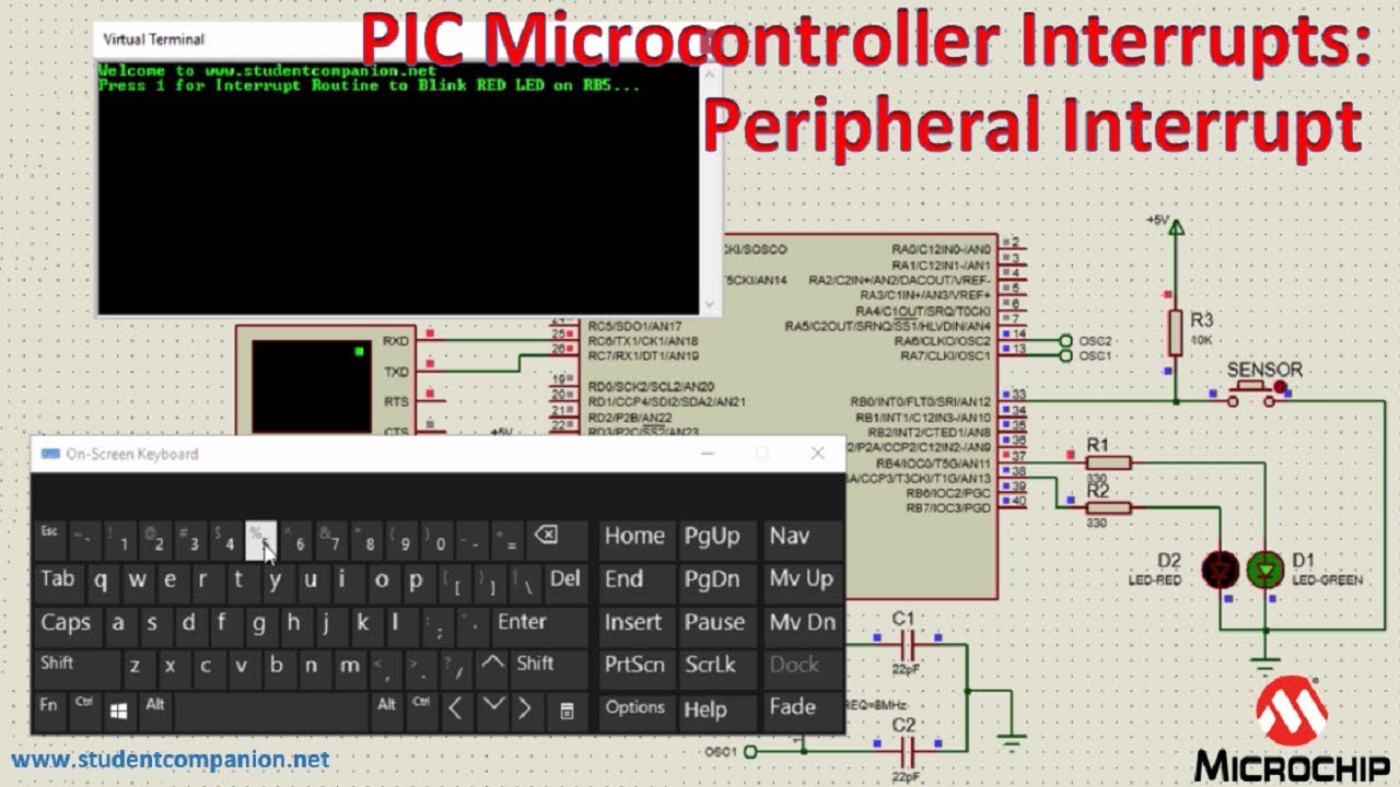 16- Interrupts, part 2: Peripheral Interrupt | MPLAB XC8 for Beginners Tutorial