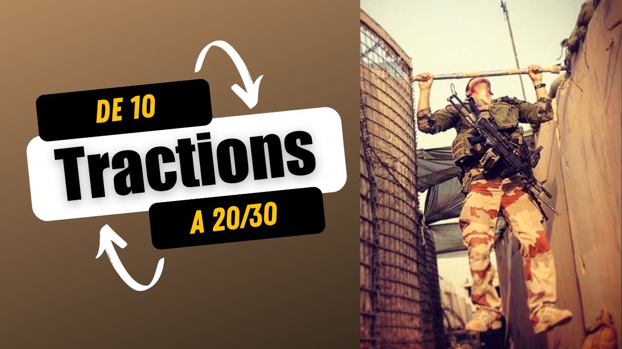 Passer de 10 à 30 tractions TRÈS rapidement