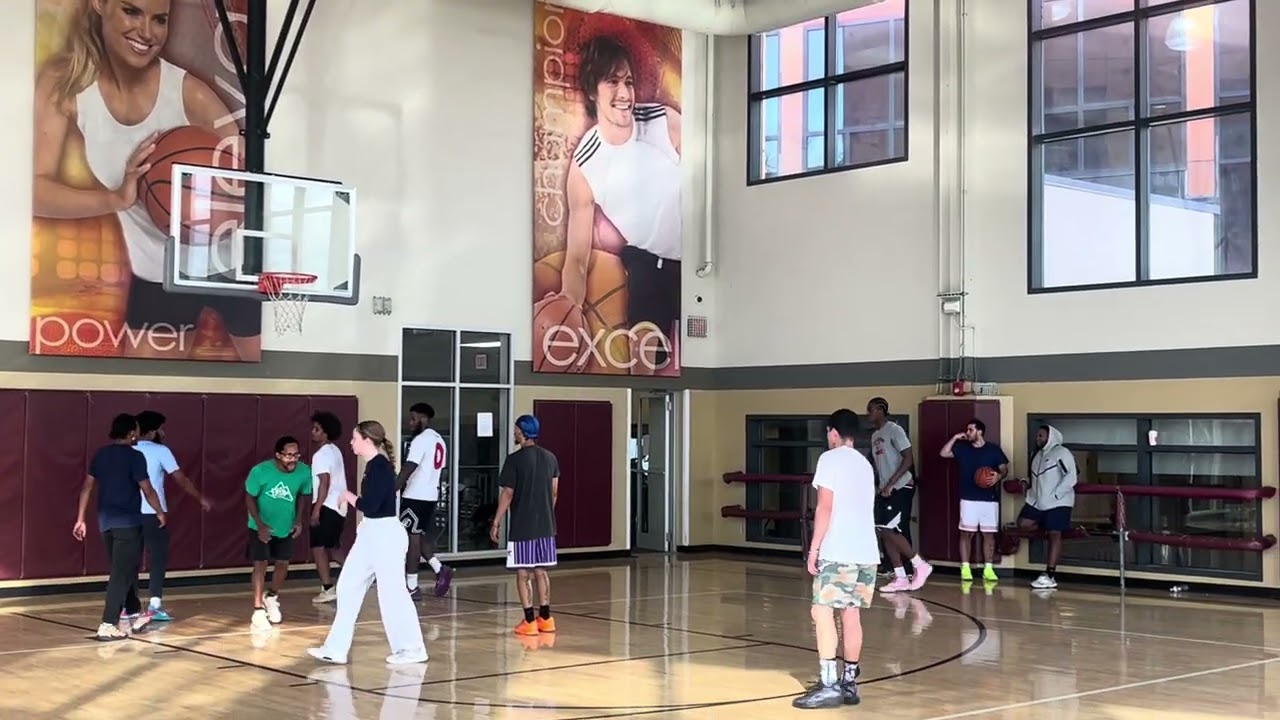 5v5 At LA Fitness Young Kyrie Can’t Be Guarded 🔥🏀💪