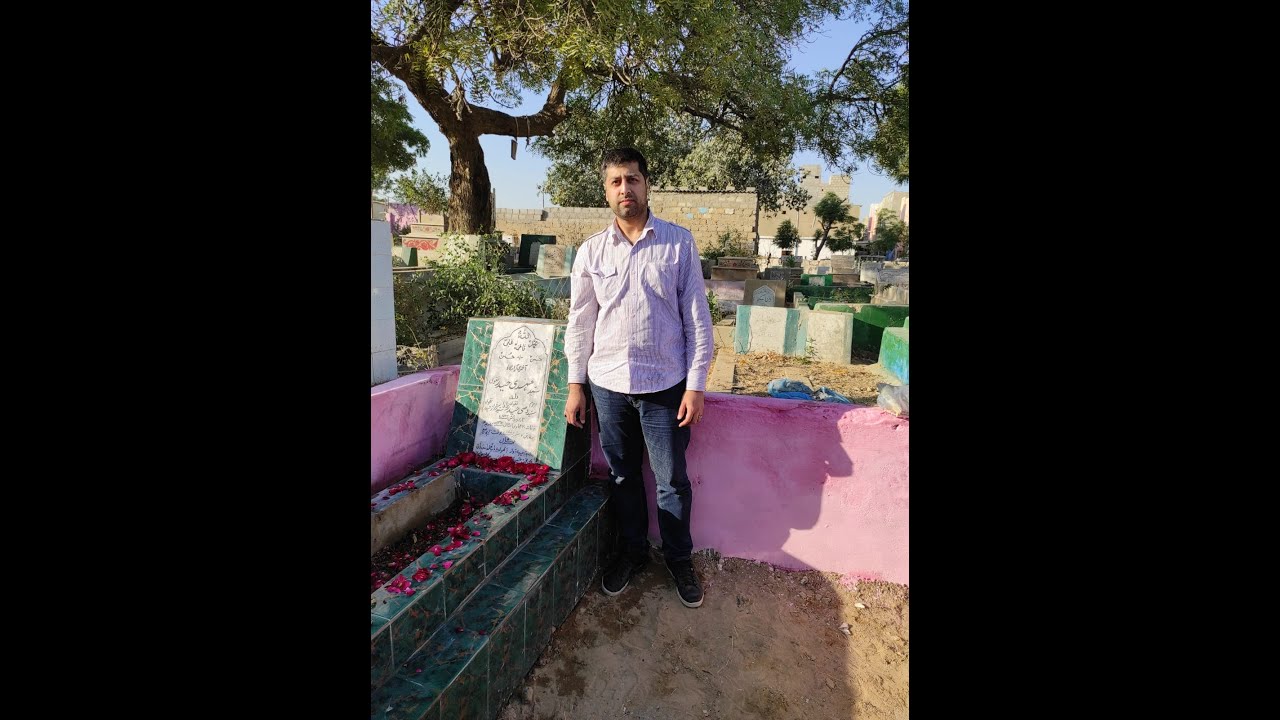Grave Renovation Before, During & After, Karachi, Pakistan