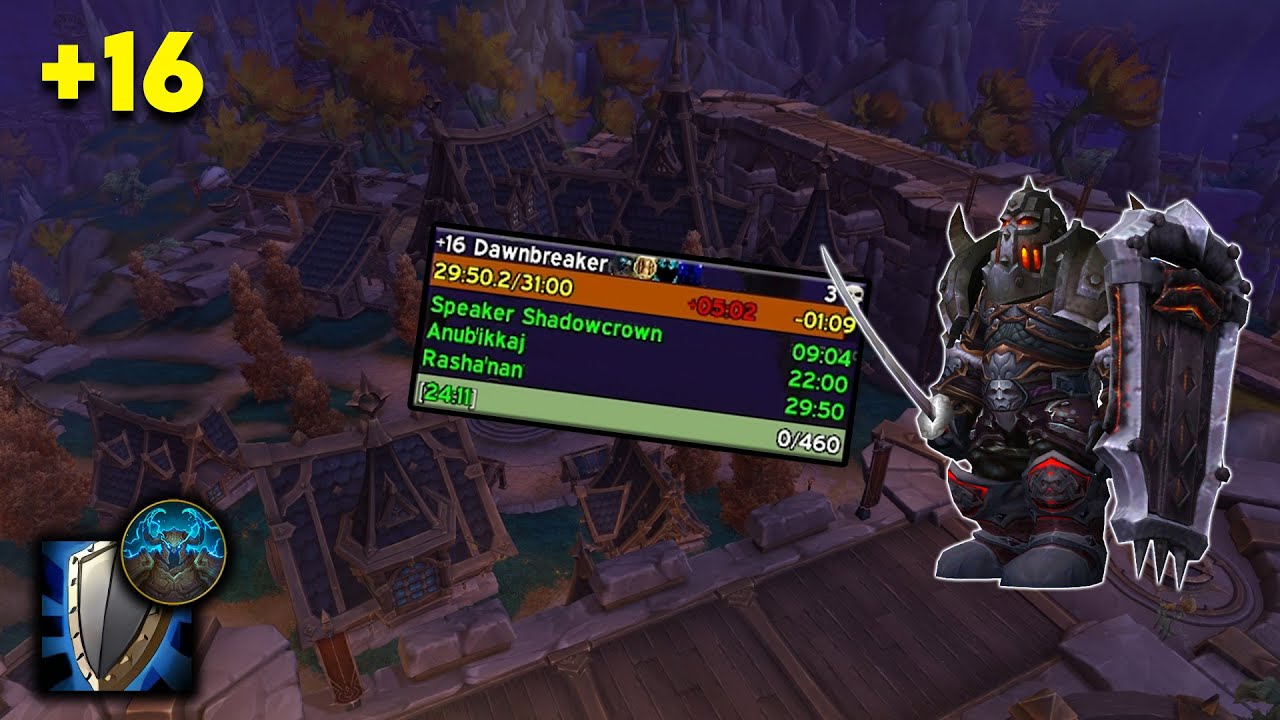+16 The Dawnbreaker | Prot Warrior PoV | The War Within WOW
