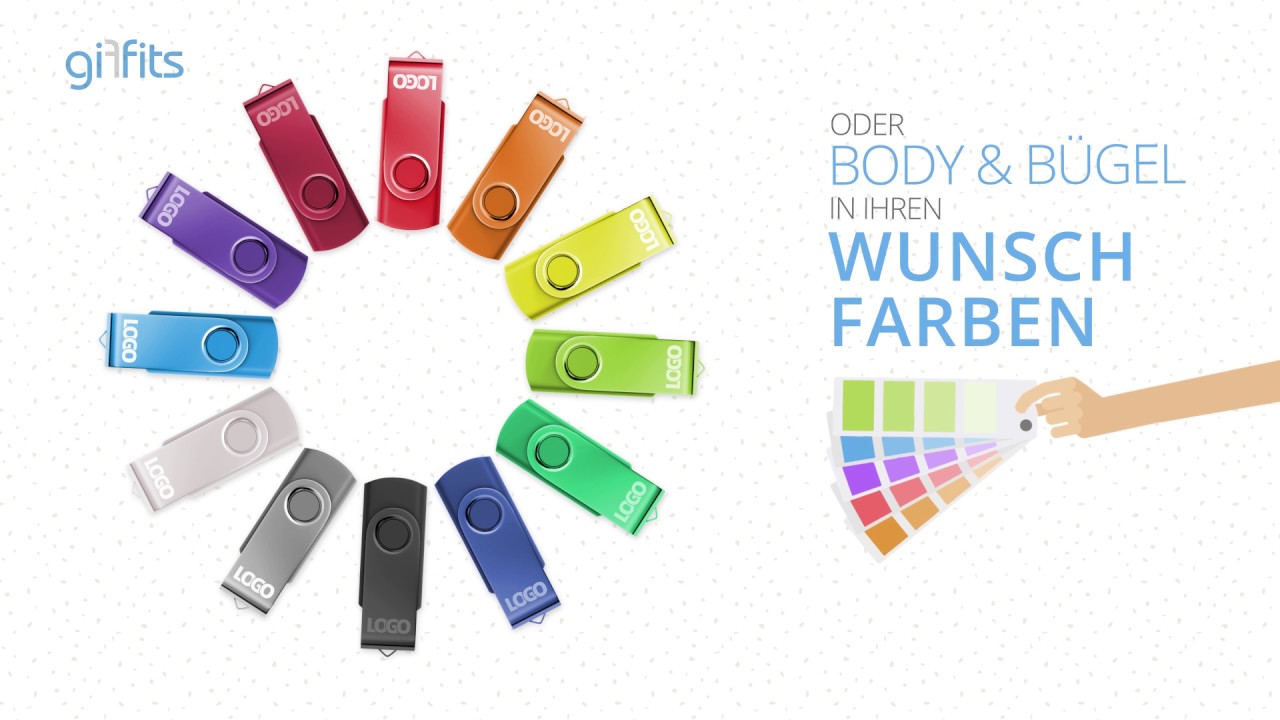 USB Stick Swing 3.0 als Werbeartikel mit Ihrem Logo