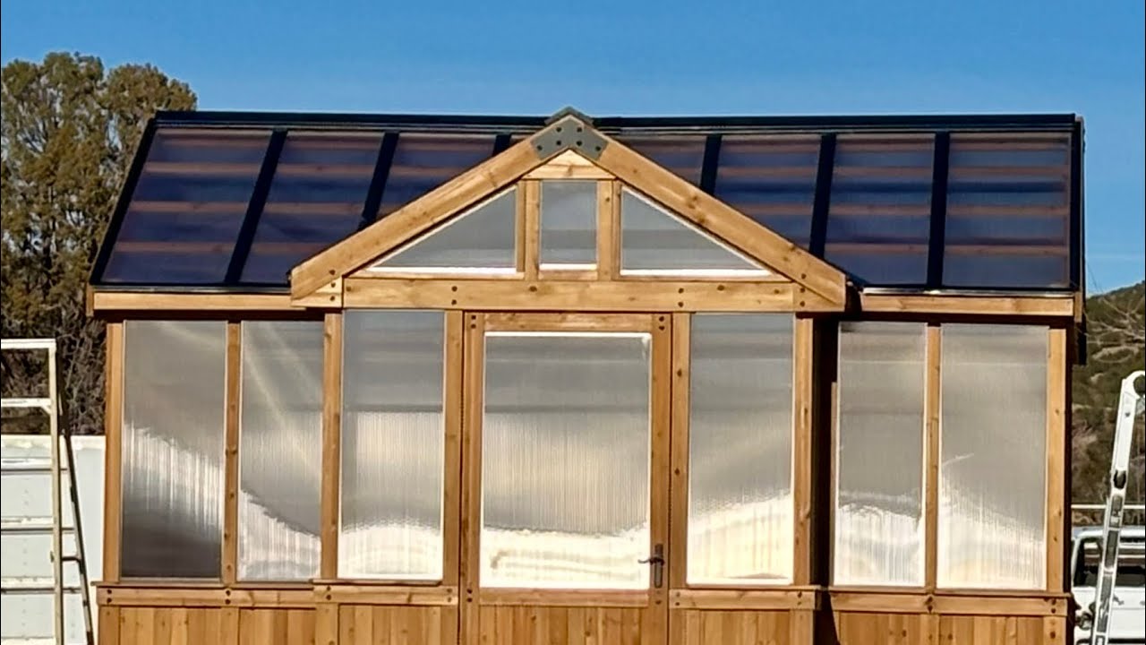 Installing Electric Into The Greenhouse Day 1 💡🪴