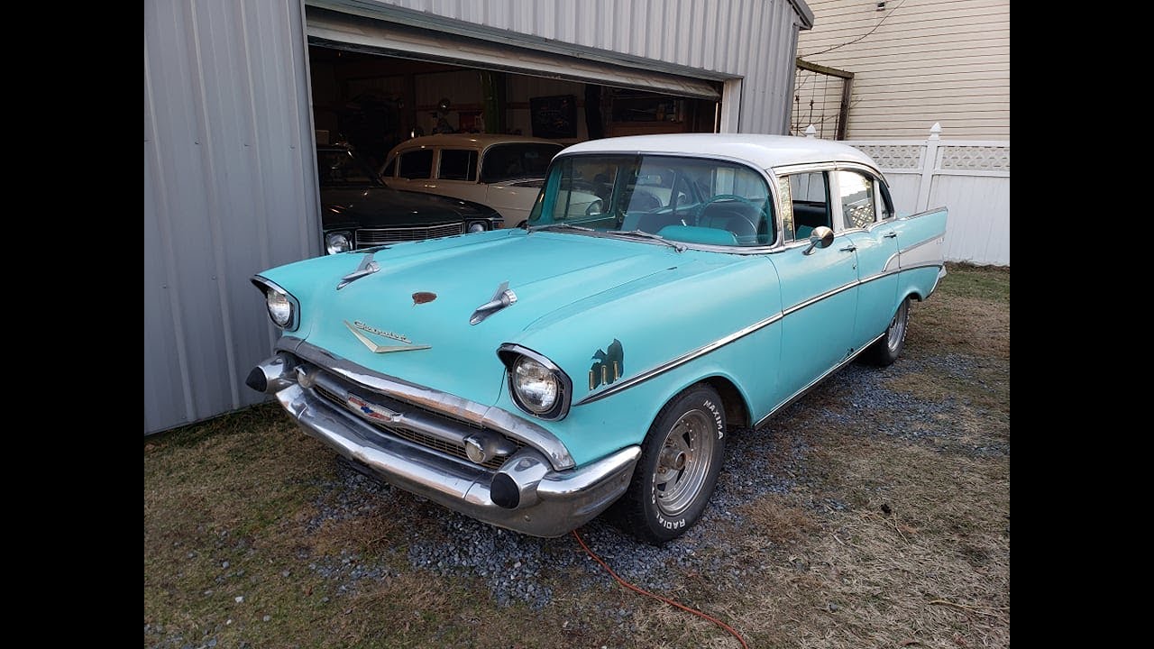 Another Tri Five? What's this all about? A 1957 Chevrolet Bel Air 4 Door Joins The Fleet!