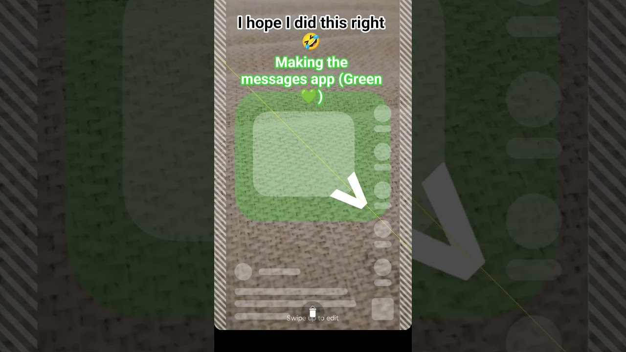 making the messages app (green 💚)
