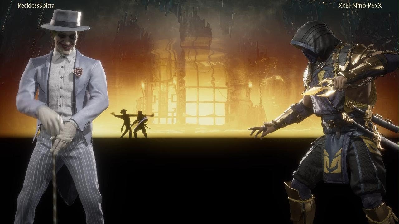 Mortal Kombat 11 - The Joker Vs Scorpion (Online Match)