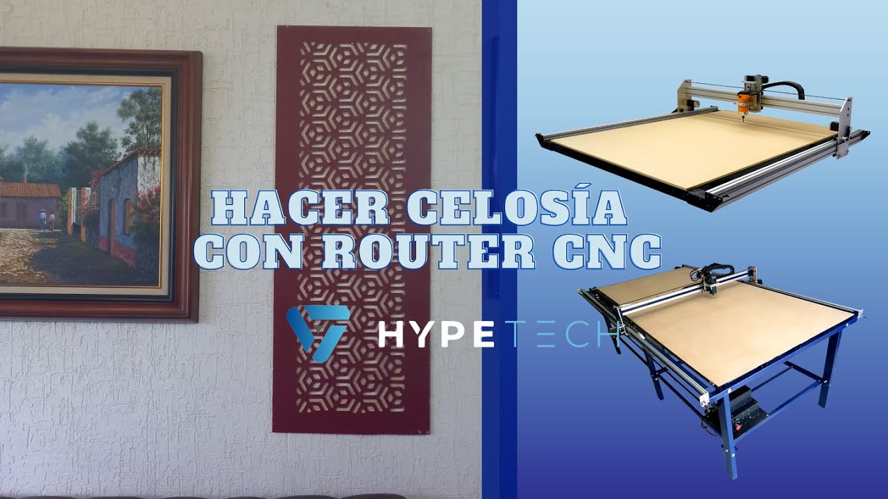 Fabricación de Celosía en MDF con Router CNC