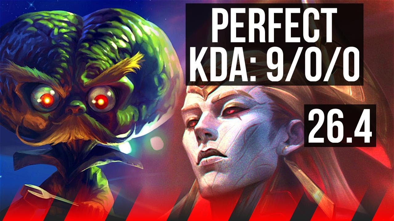 HEIMERDINGER vs ZAAHEN (TOP) | Perfect KDA: 9/0/0 | KR Master | 26.4