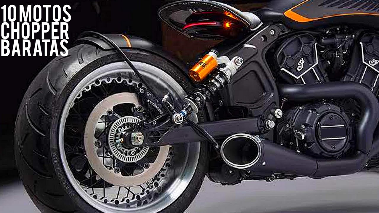 10 Motos Chopper Baratas de Baja Cilindrada, Todas las Marcas