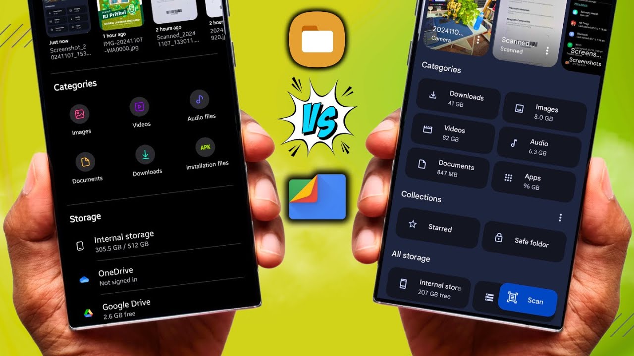 Samsung My Files Vs Google Files - Some Unique Features which my files don&rsquo;t offer !