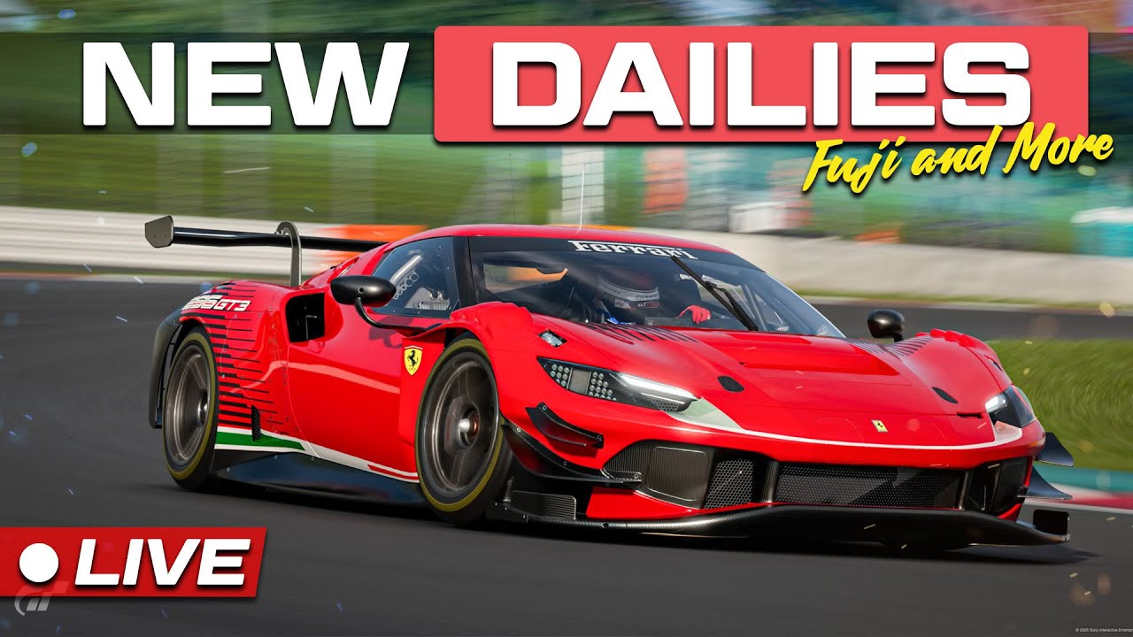 🔴 GT7 | New Week of Daily Racing - Fuji, Yas Marina and Gilles-Villeneuve | Live 🔴