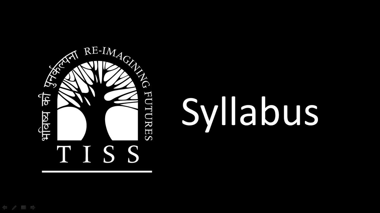 TISSNET exam official syllabus from TISS website.