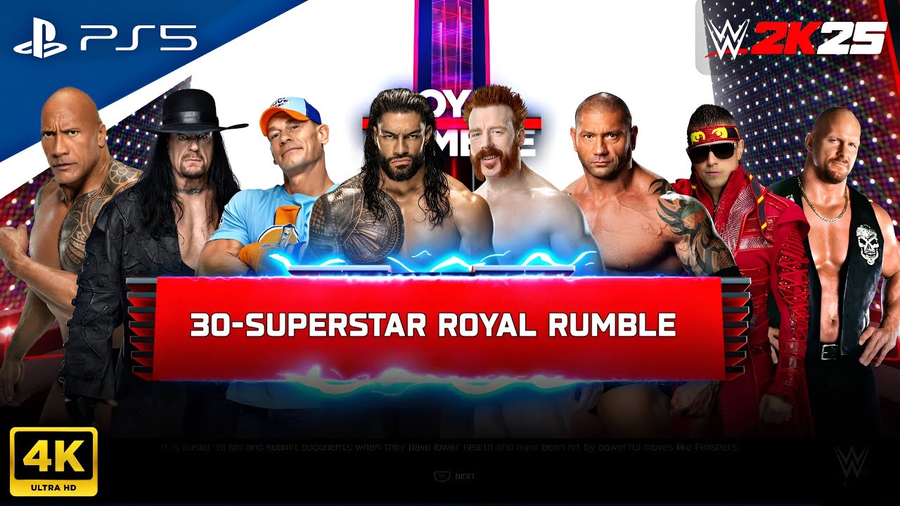 30-Man WWE Legends Rumble 🔥 Who Will go to WRESTLEMANIA XL | WWE 2K25 | PS5 Gameplay [4k60]