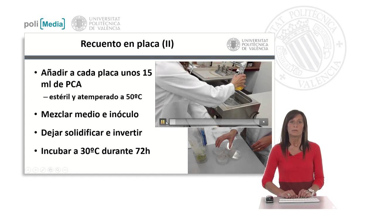 Recuento de microorganismos aerobios mesófilos |  | UPV