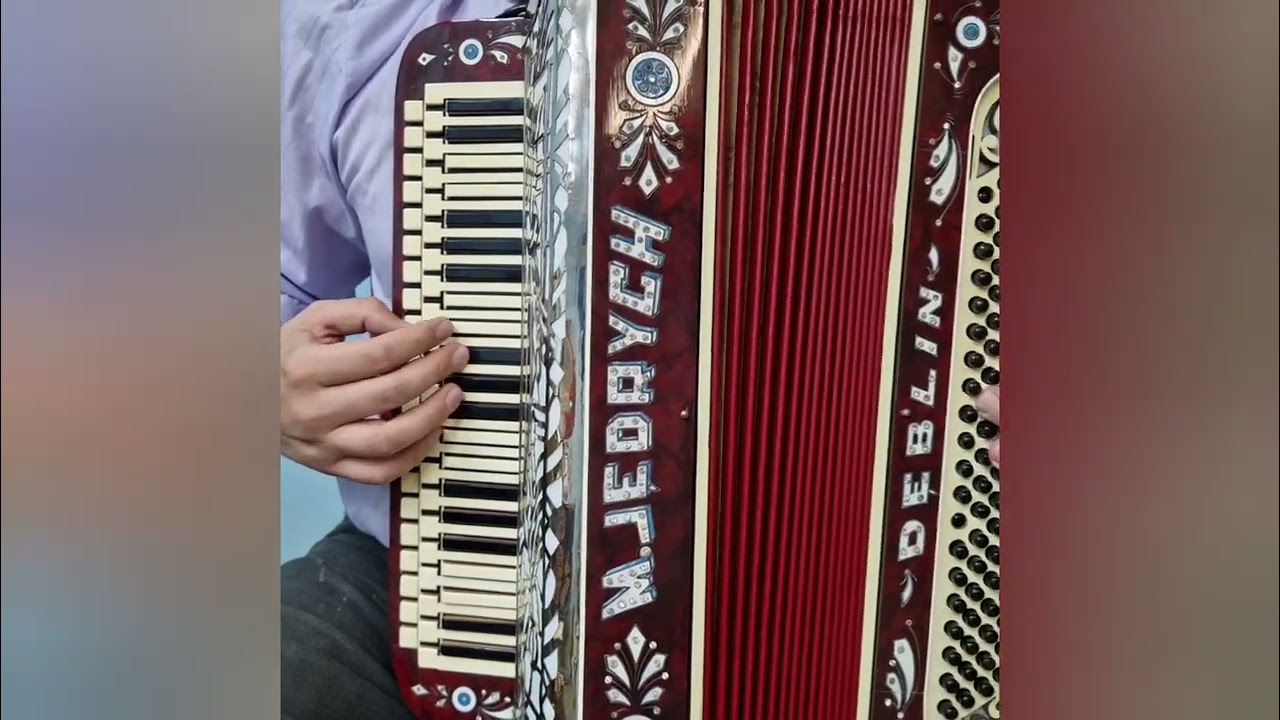 Harmonia trzyrzędowa M. Jędrych 120b,  prezentacja po remoncie 