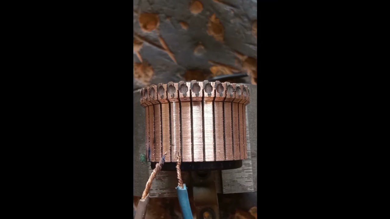 Armature commutator short circuit test #Armature #commutator #short #circuit #test #repair #copper