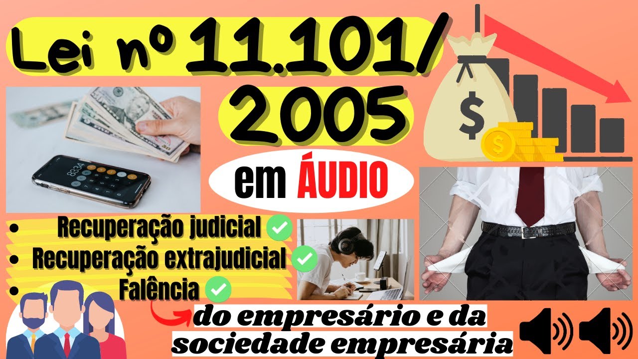 FALÊNCIA: Pedido de Restituição e Procedimento para a Decretação - Art. 85 a 101 - Lei 11101 áudio