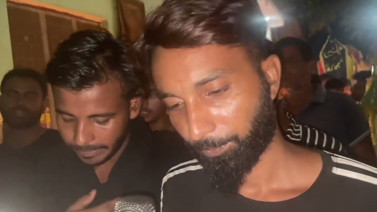 Noha | jawan bett se ro ro ke kehte the sarwar Ahmad raza aaegi sikandarpur 9 moharram 2022