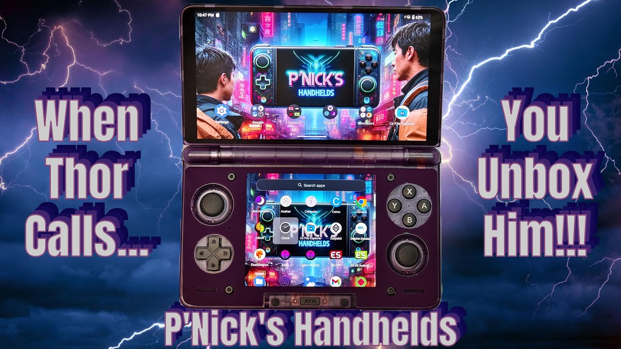 Распаковка AYN Thor ⚡ Новый бог портативных игр уже здесь! P&rsquo;Nick&rsquo;s Handhelds