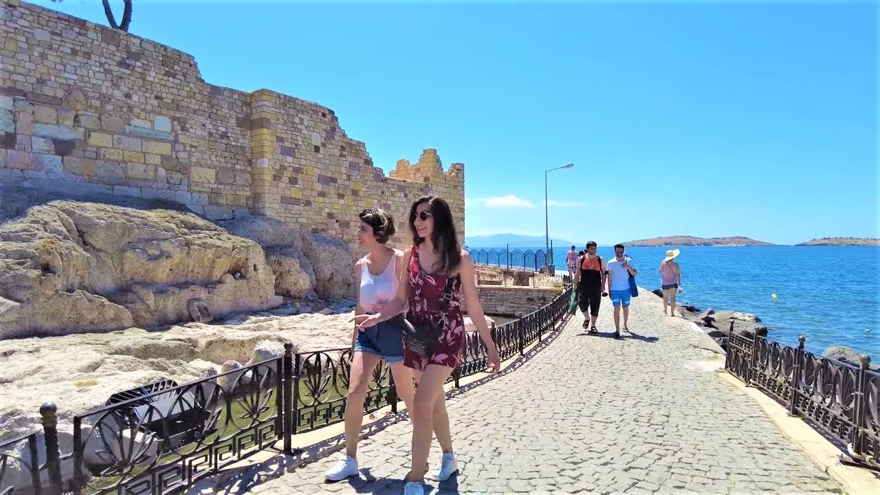 Walking in Eski Fo&ccedil;a/Izmir, Turkey, Summer 2021