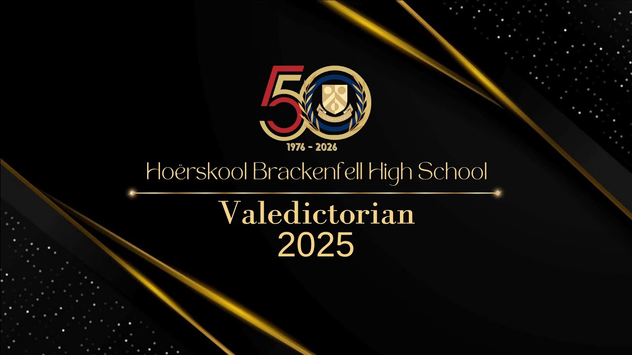 Brackenfell High School Valedictory 2025