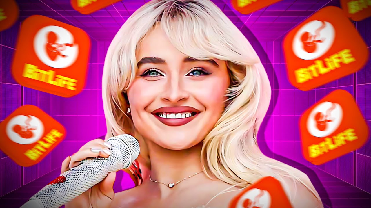 Recreating SABRINA CARPENTER'S CAREER... in BitLife!
