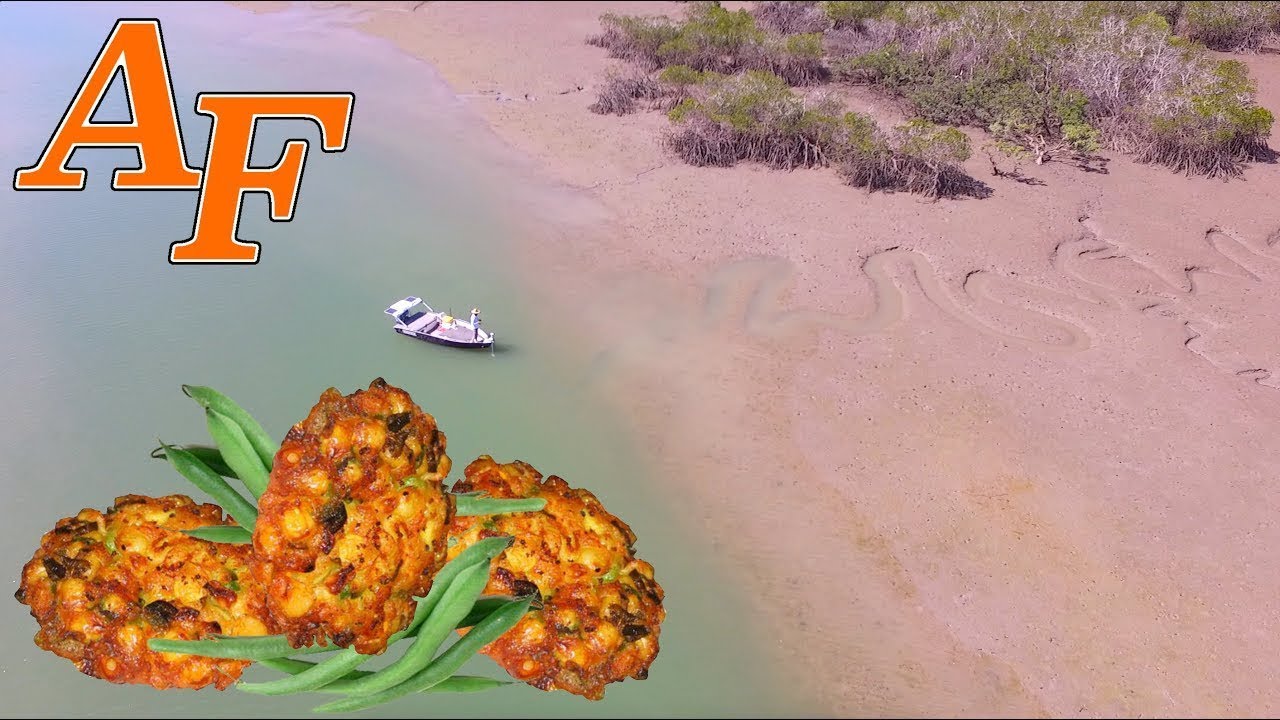 Catch n Cook Corn Fritter Barramundi Tasty cooked on an open fire EP.367
