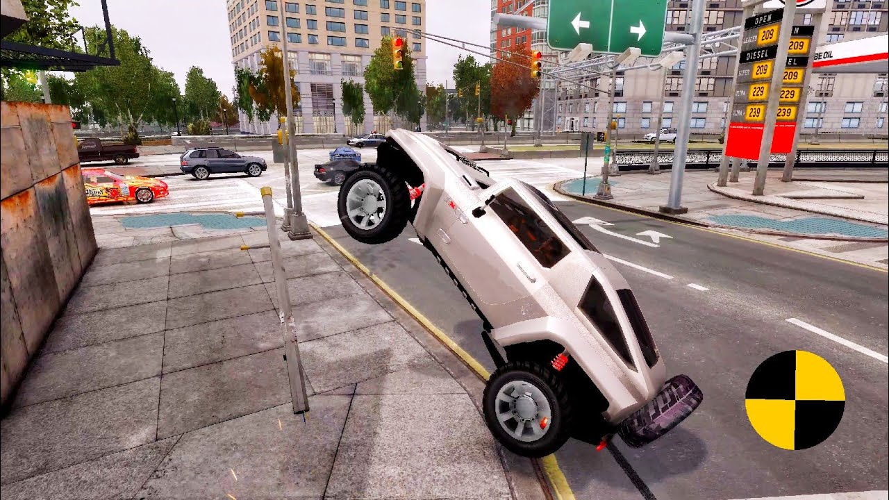GTA 4 CRASH TESTING REAL CAR 33