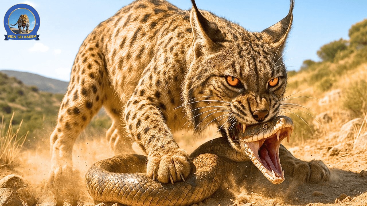 Gato Selvagem vs Cobra Venenosa – O Duelo Mortal na Natureza #animaisselvagens