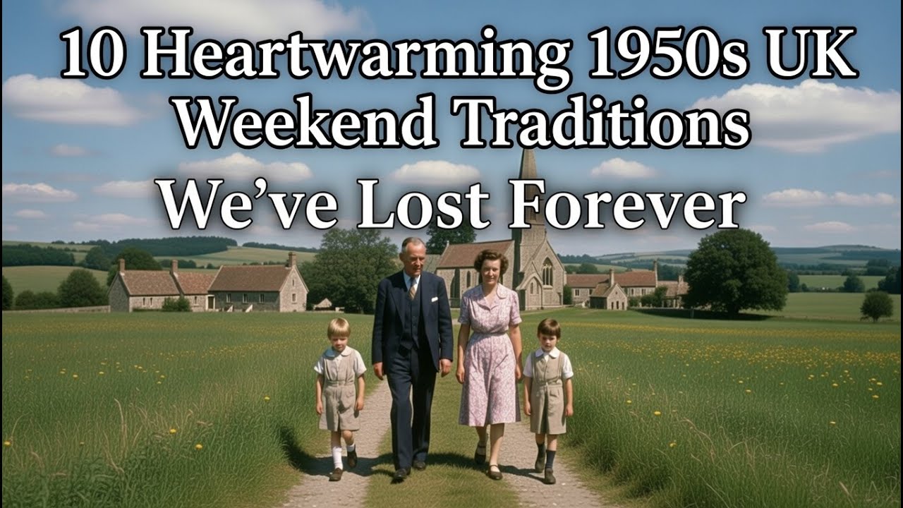 10 Heartwarming 1950s UK Weekend Traditions We've Lost Forever 😢🇬🇧