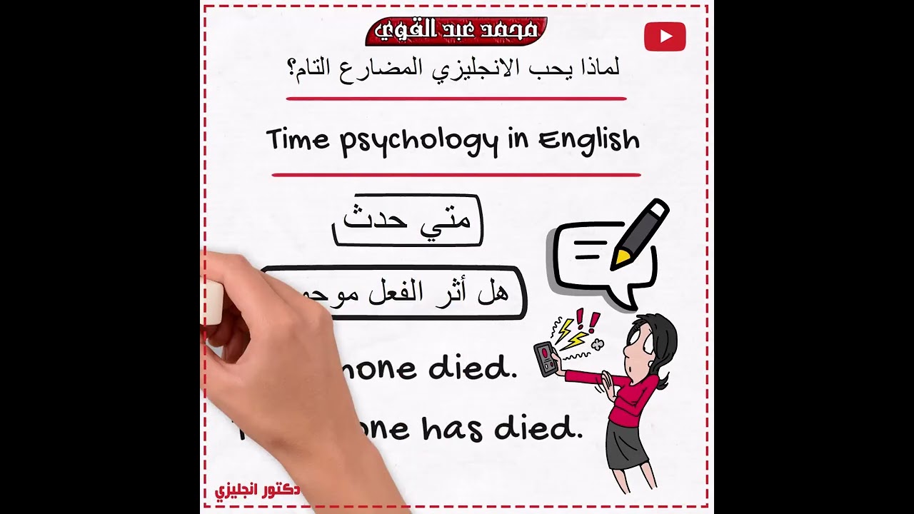 لماذا يحب الإنجليزي زمن المضارع التام؟ إكتشف روعة ودقة اللغة الإنجليزية - أسهل شرح✅❤️