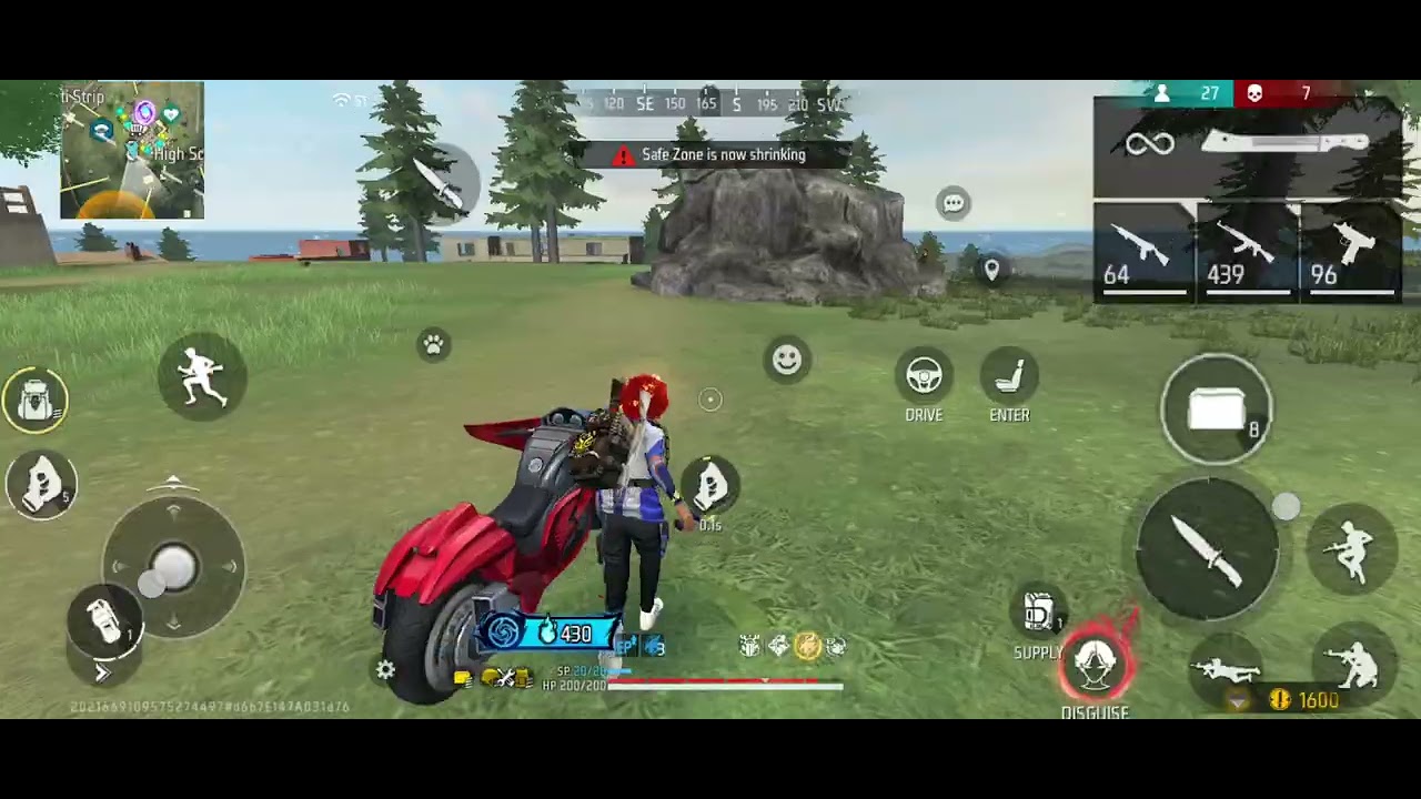 Free Fire game Team code 103651197