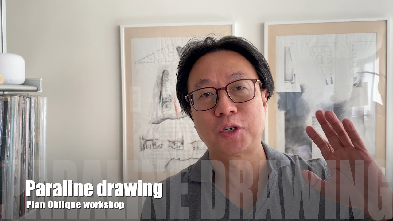 A complex paraline drawing: Plan Oblique