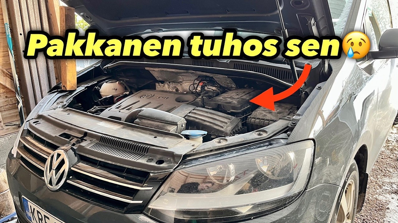 TARVIIKO AKUN VAIHTO TESTERIÄ? | WV Sharan 2012 hyyty pakkaseen🙁