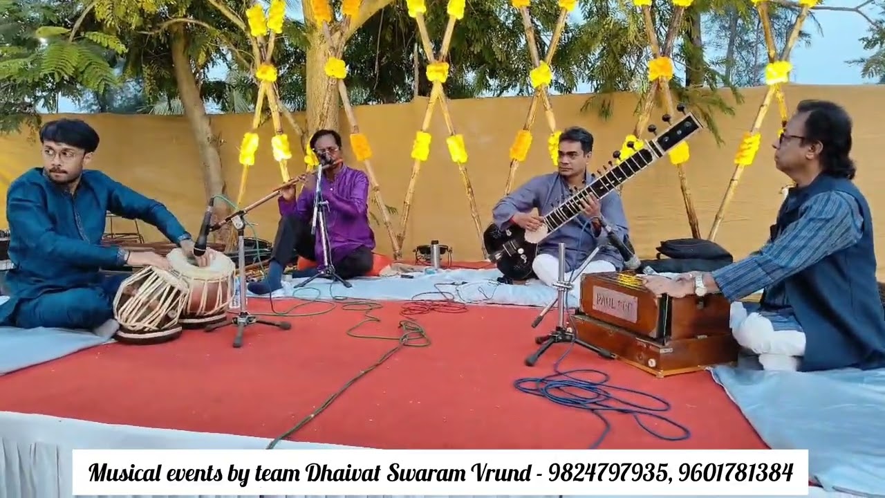 Live Instrumental on Indian Classical Raga Theme | Kishor Dabhi | Dhaivat Dabhi