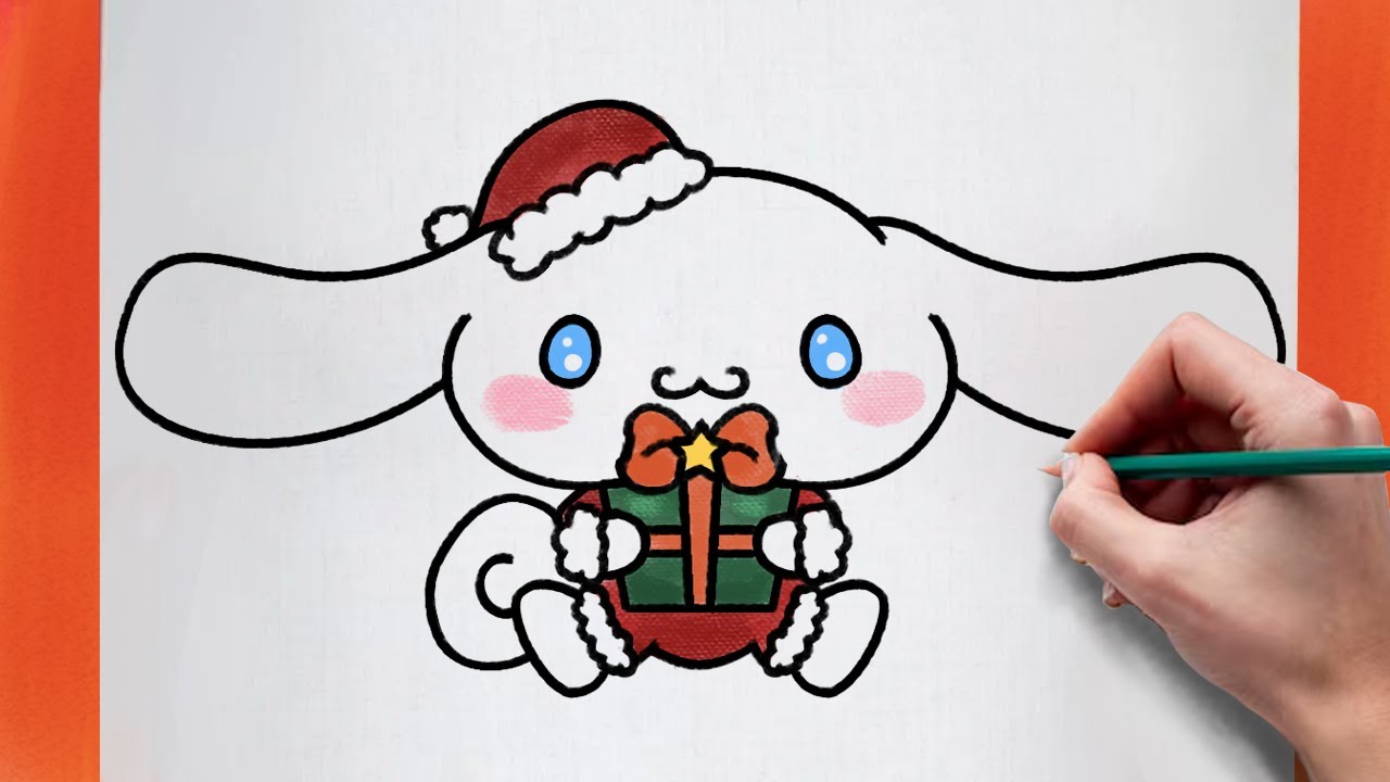 Comment dessiner le Père Noël Cinnamoroll