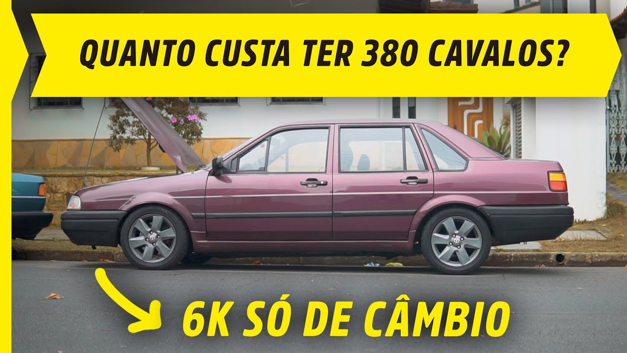 🚀 380 CAVALOS E VISUAL PACATO! VW SANTANA TURBO FORJADO