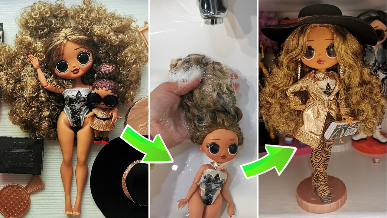 LOL Surprise OMG Doll Da BOSS Hair transformation #shorts