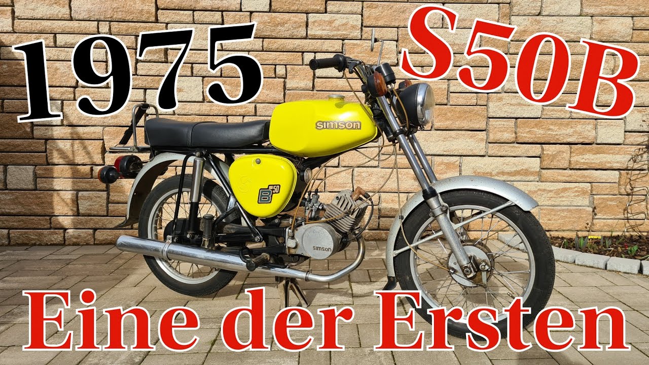 Originallackfetischist - 1975 das erste Baujahr der Simson S50