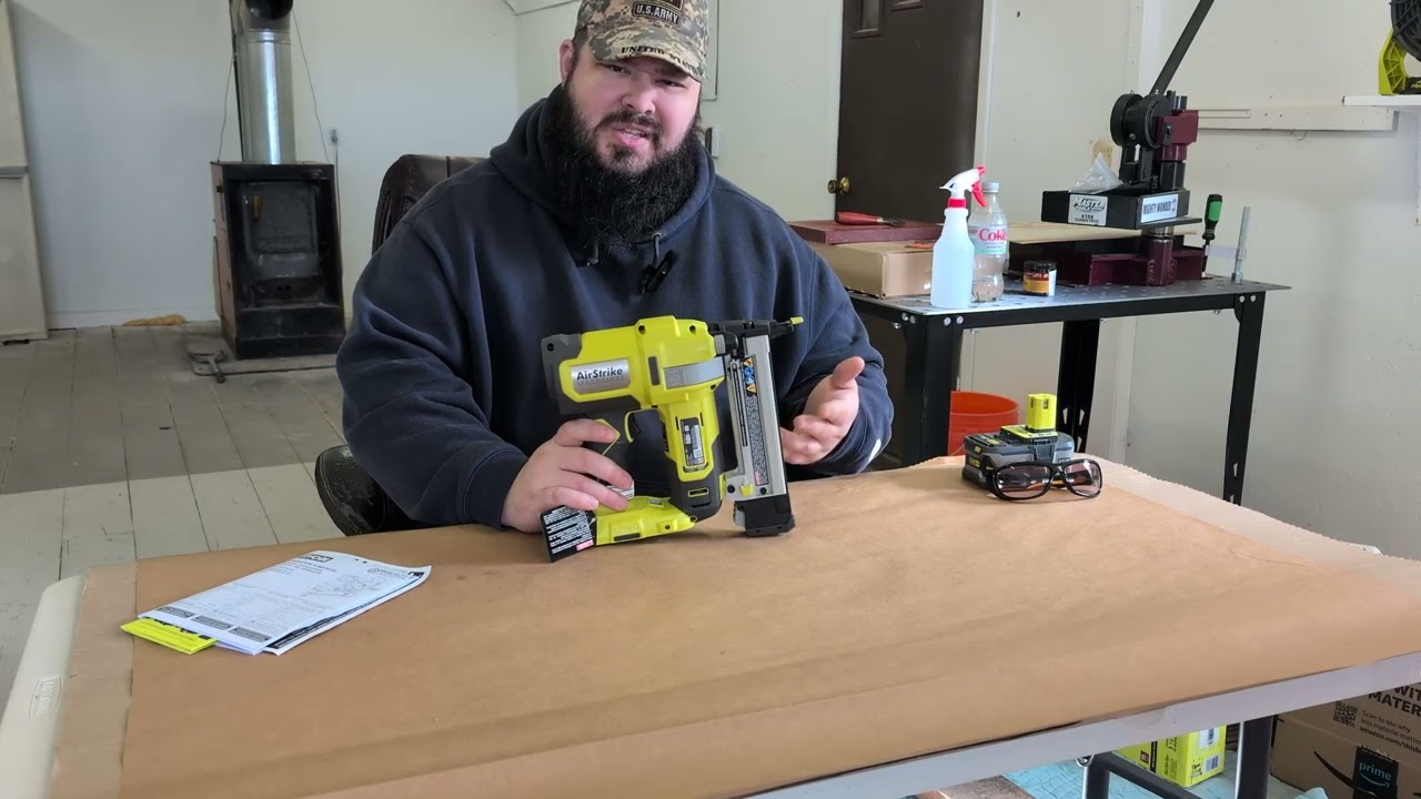 Ryobi 18V Narrow Crown Stapler Unboxing & Test | Homestead Tool Review