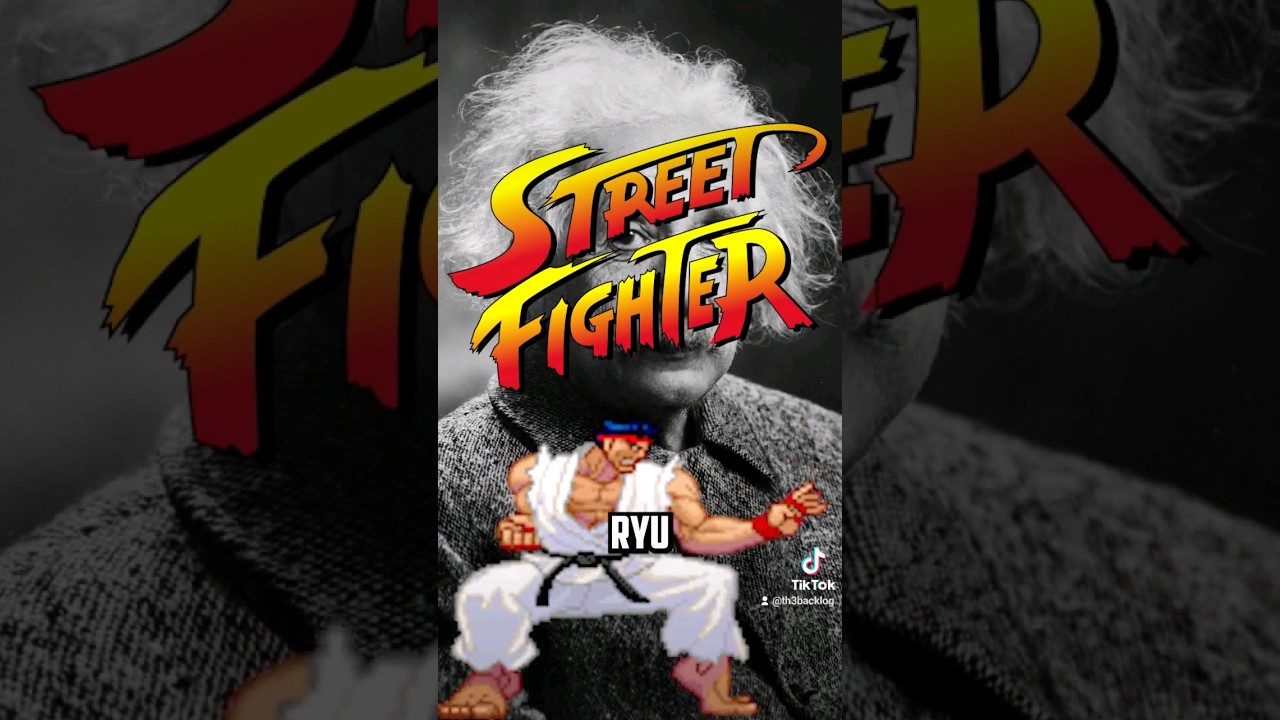 EINSTEIN PLAYS RYU? #dbz #dragonball #budokai #fgc #fgctiktok #fightinggames #streetfighter #ryu